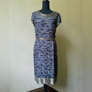 Oscar de la Renta Designer Runway Couture NWT $5590 Beaded Silk Evening Dress